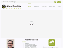 Tablet Screenshot of alaindoudies-conseil.com